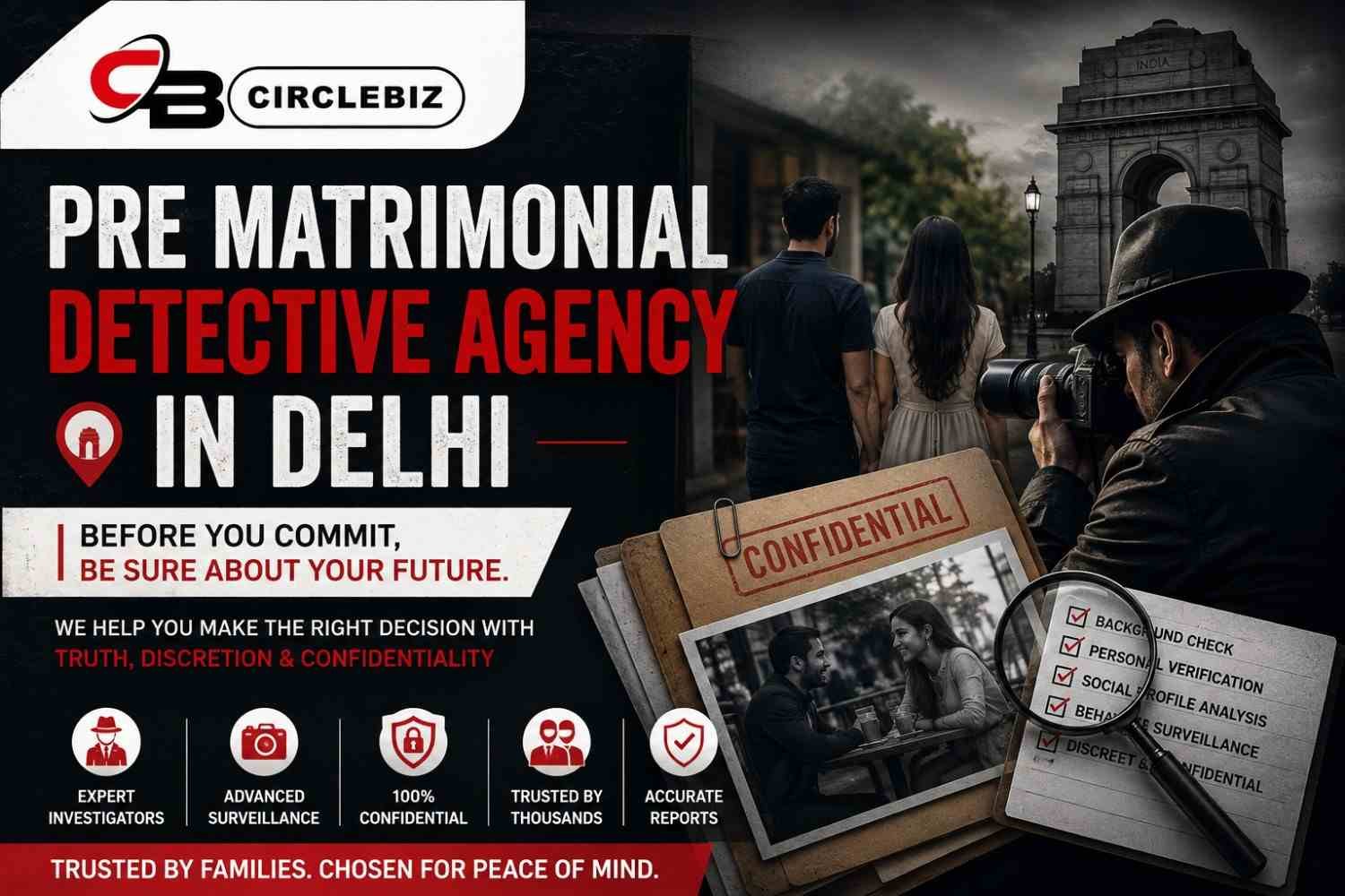 Pre Matrimonial Detective Agency in Delhi