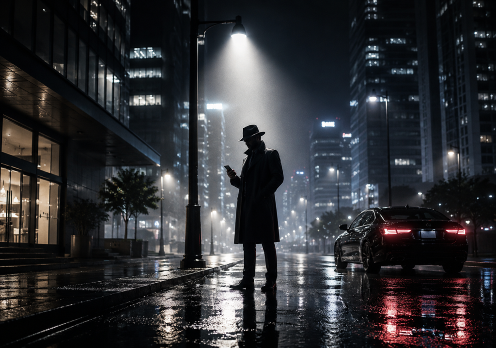 Rainy Noir Detective