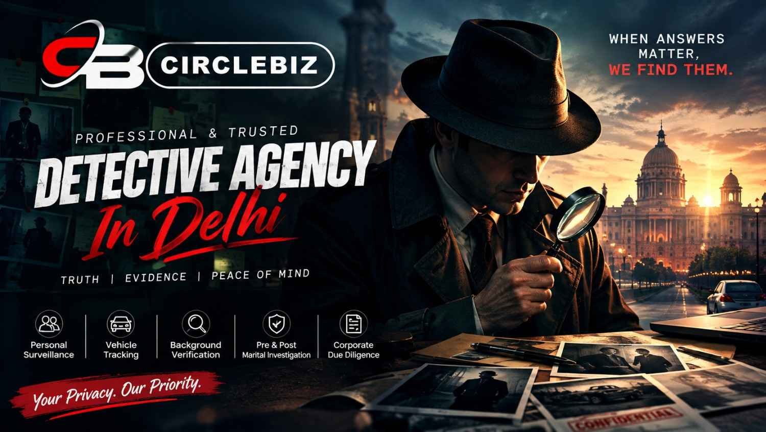 Detective Agency in Delhi