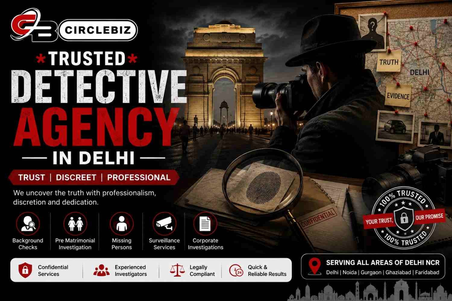 Trusted detective agency in Delhi